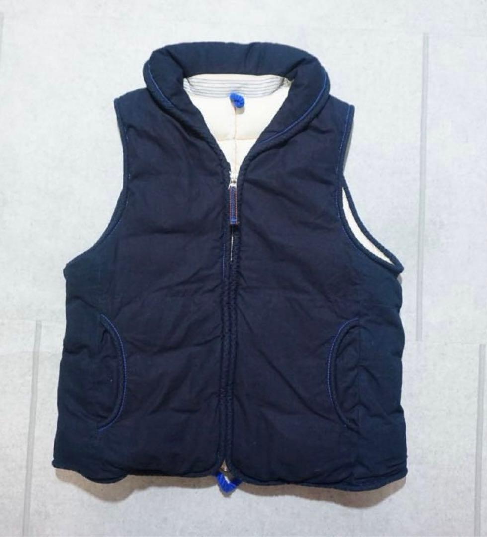 【美品】PALLAS PALACE パラスパレス　ダウンベスト　紺　サイズ3