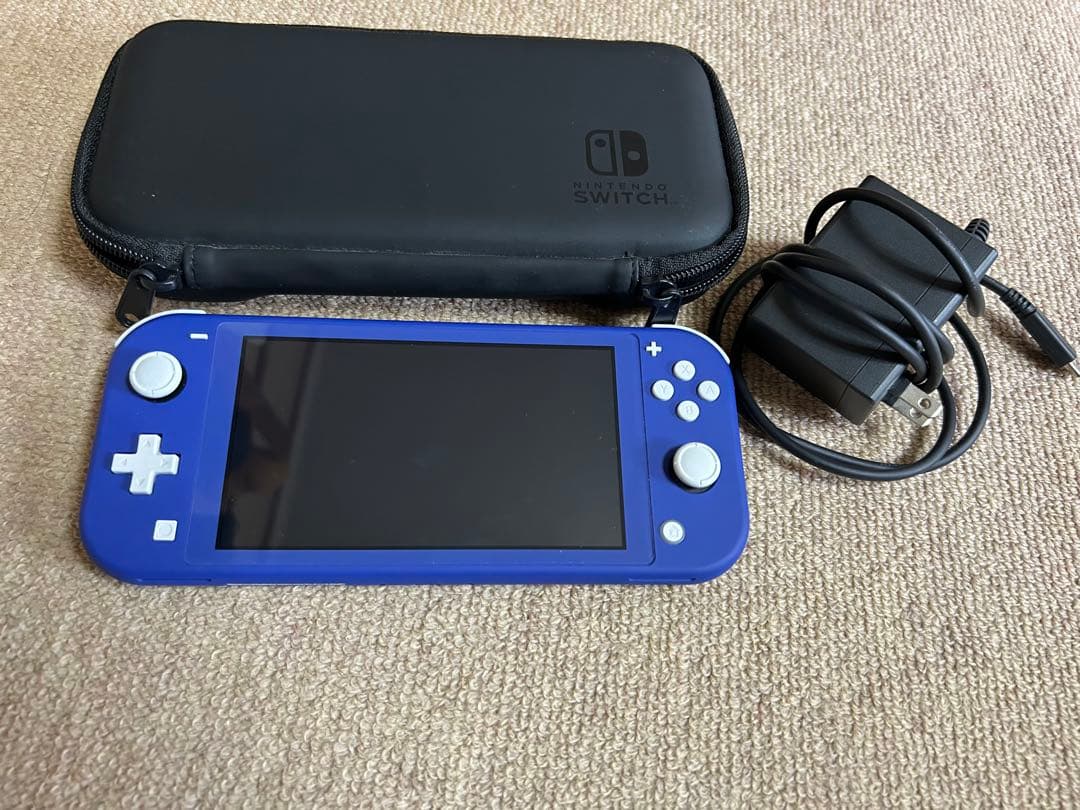 Nintendo Switch Lite 青 本体 ケースと充電器付き