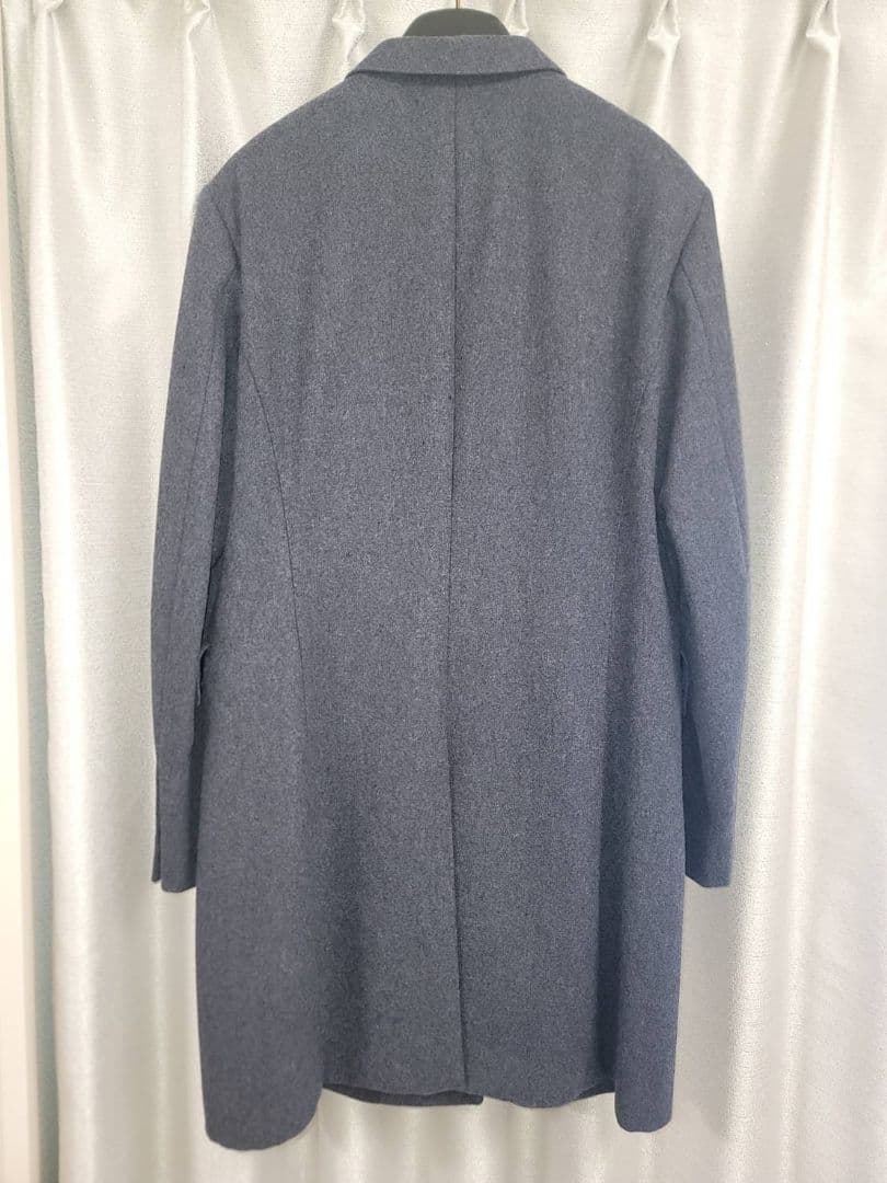 ダークグレー チェスターコート