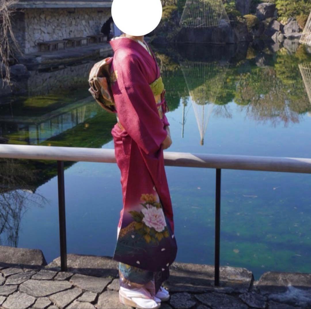 ★Yuki★ 【正絹】京都きもの友禅 振袖フルセット