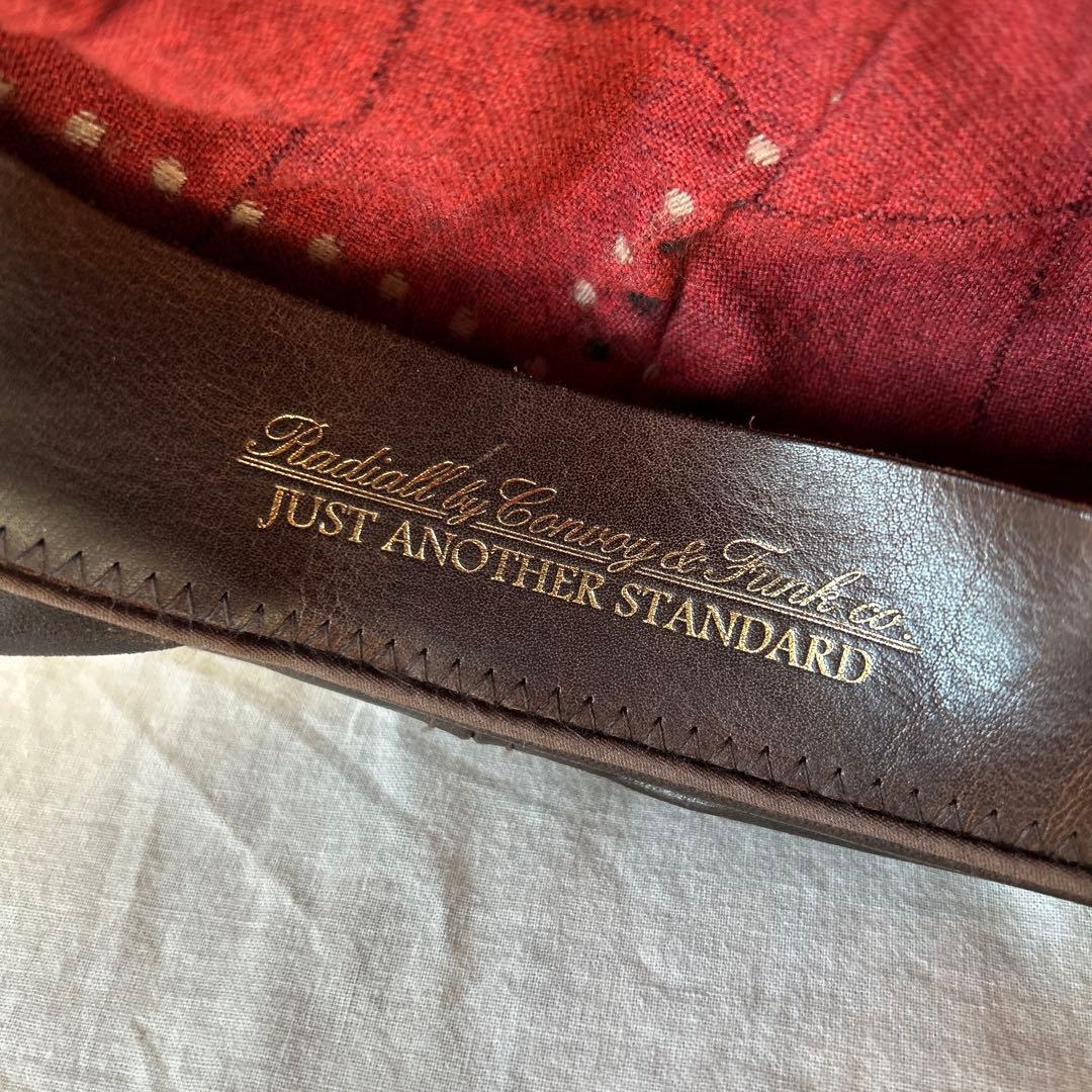 【サイズM / RADIALL】レザーキャスケット ブラウン 茶色 日本製