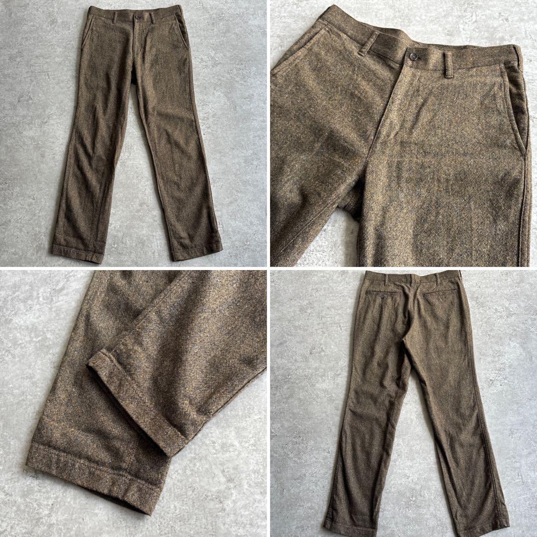 AD2004■コムデギャルソンオム【S】ウール ナイロン ツイード セットアップ