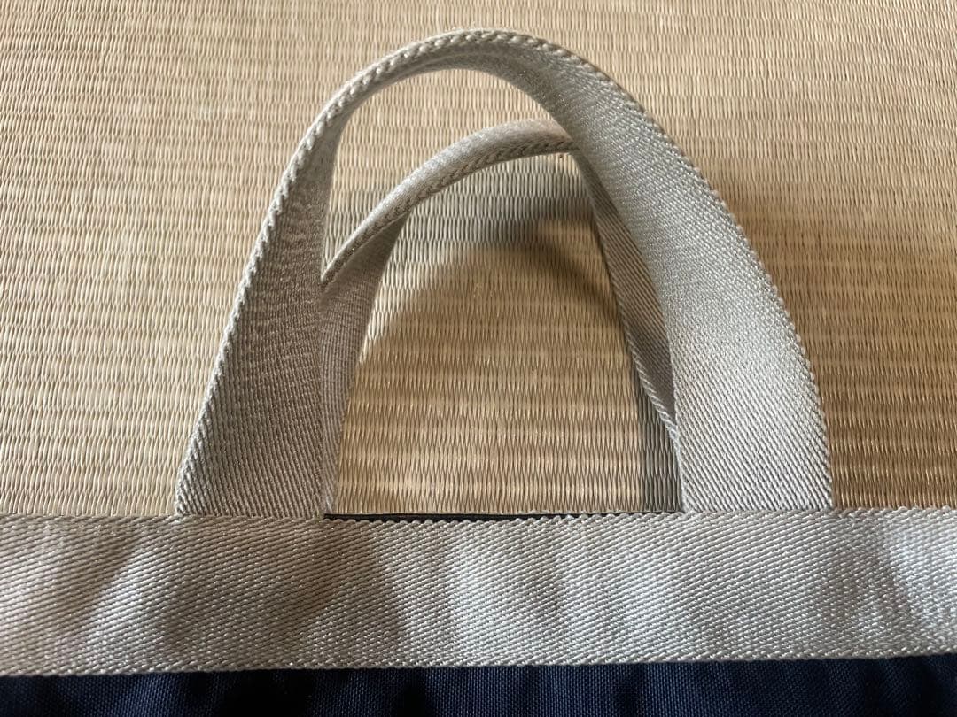 エルメスシャプリエ 707c ラメシルバー ネイビー