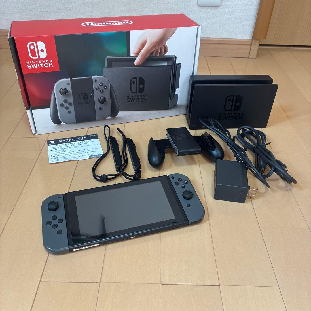 Nintendo Switch 本体　グレー　おまけ付き
