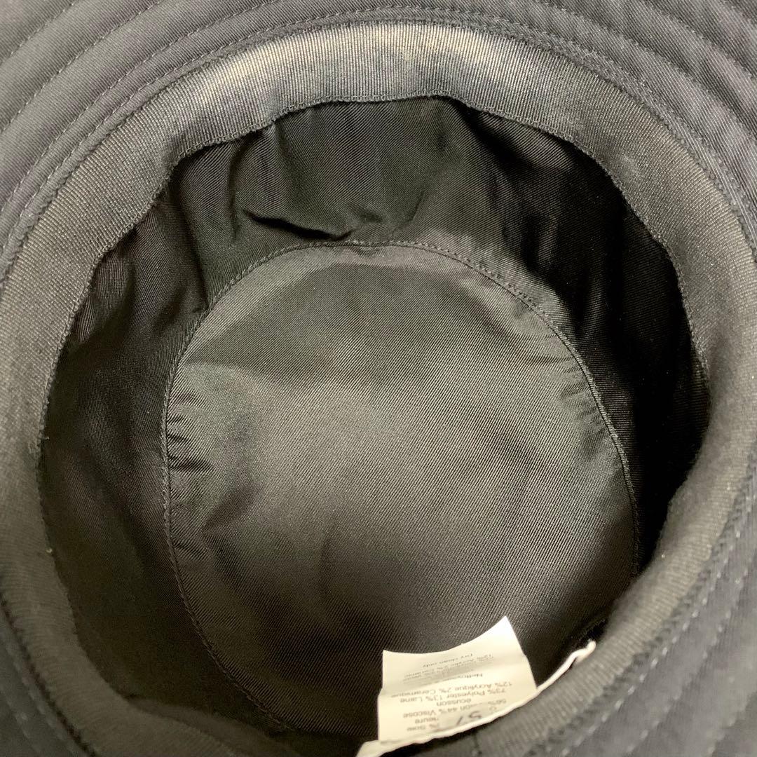 エルメス ハーパーHセリエ バケットハット タグ有 #57 ブラック 黒