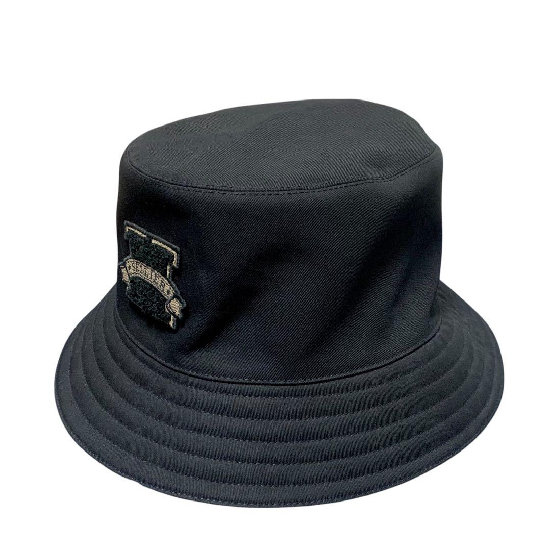 エルメス ハーパーHセリエ バケットハット タグ有 #57 ブラック 黒