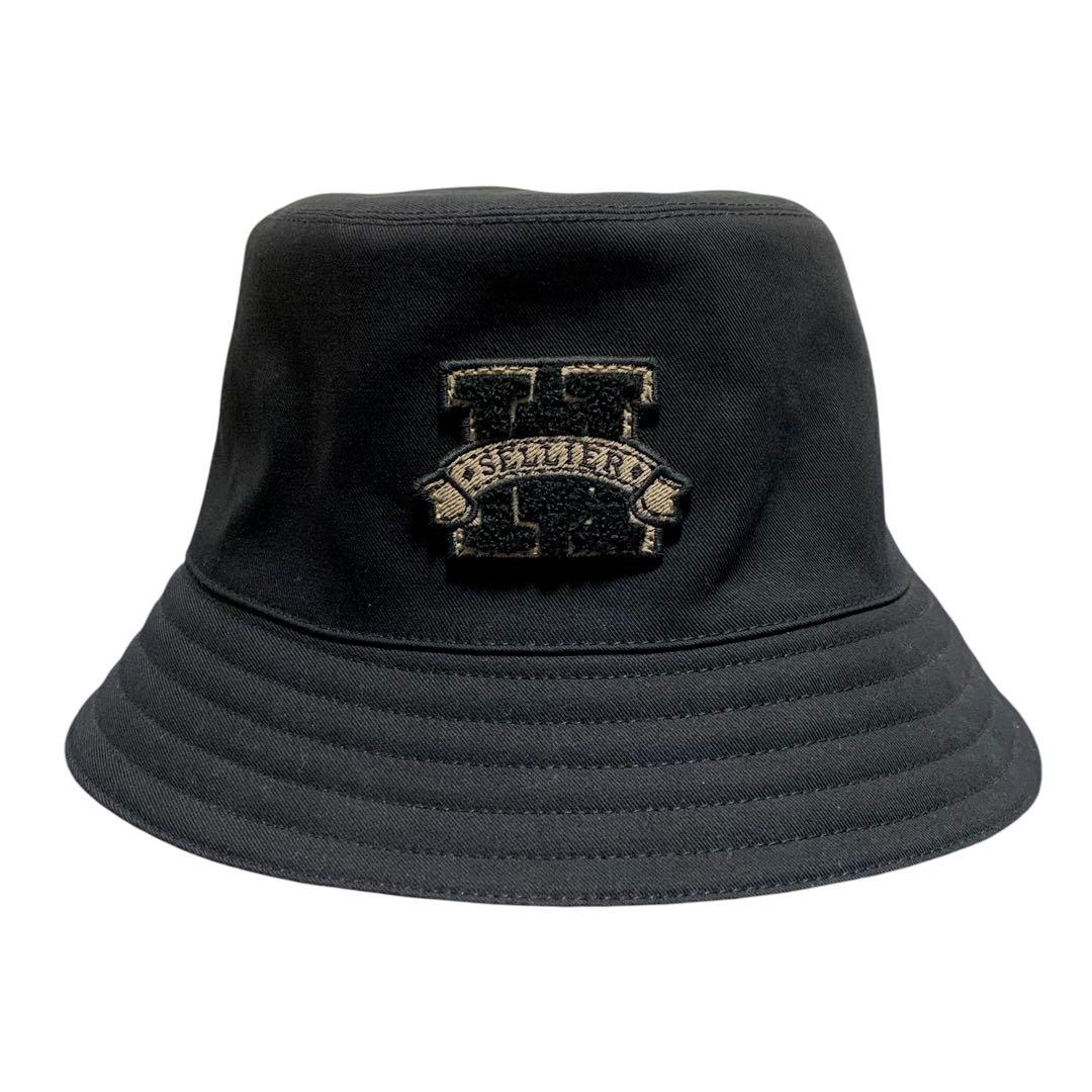 エルメス ハーパーHセリエ バケットハット タグ有 #57 ブラック 黒