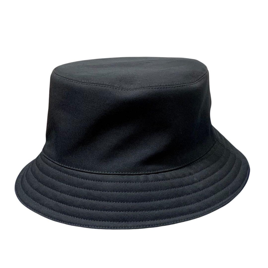 エルメス ハーパーHセリエ バケットハット タグ有 #57 ブラック 黒