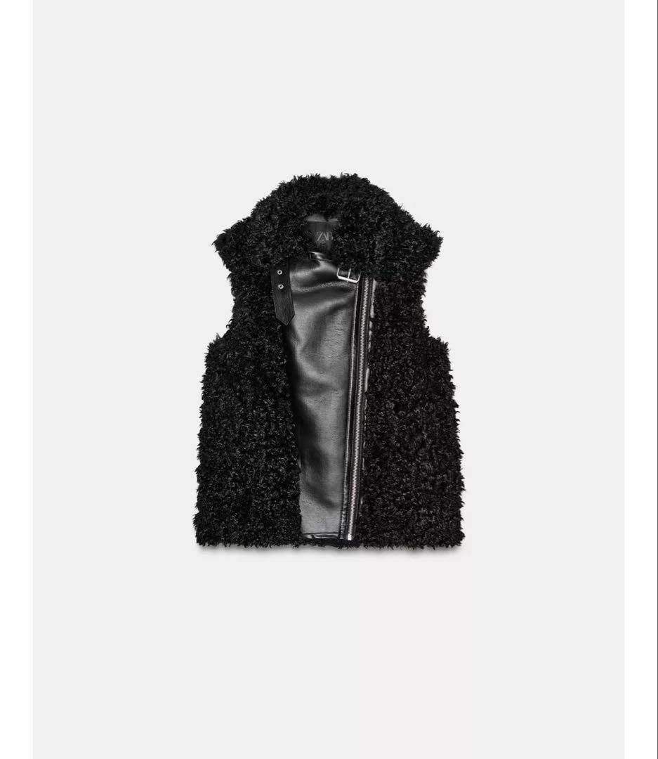 ZARA リバーシブルベスト　ZW collection