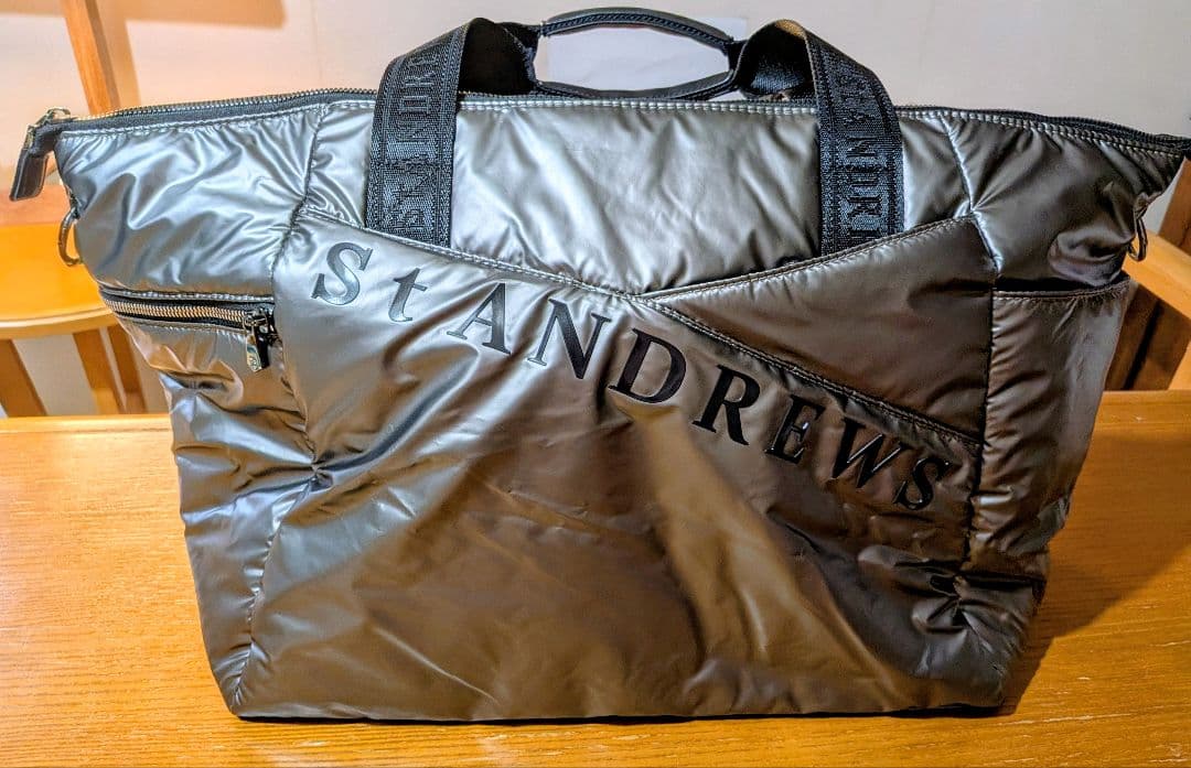 ST ANDREWS シルバー トートバッグ