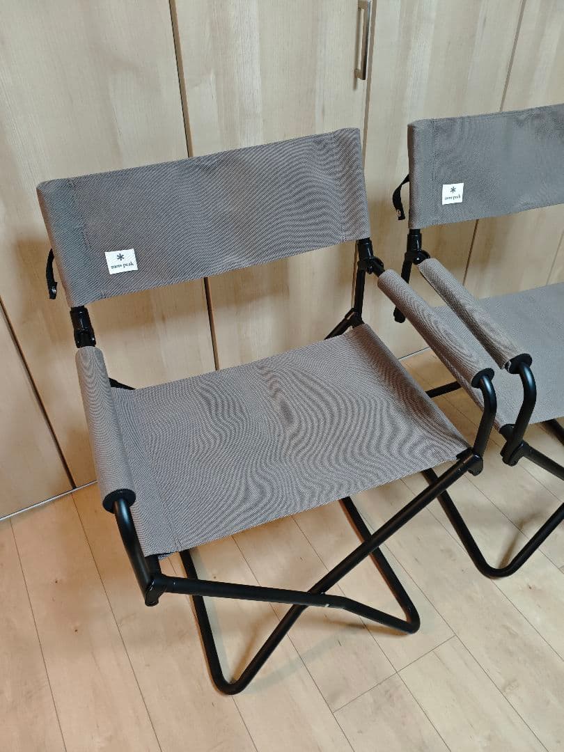  PEAK スノーピーク FDチェアワイド グレー 2脚セット