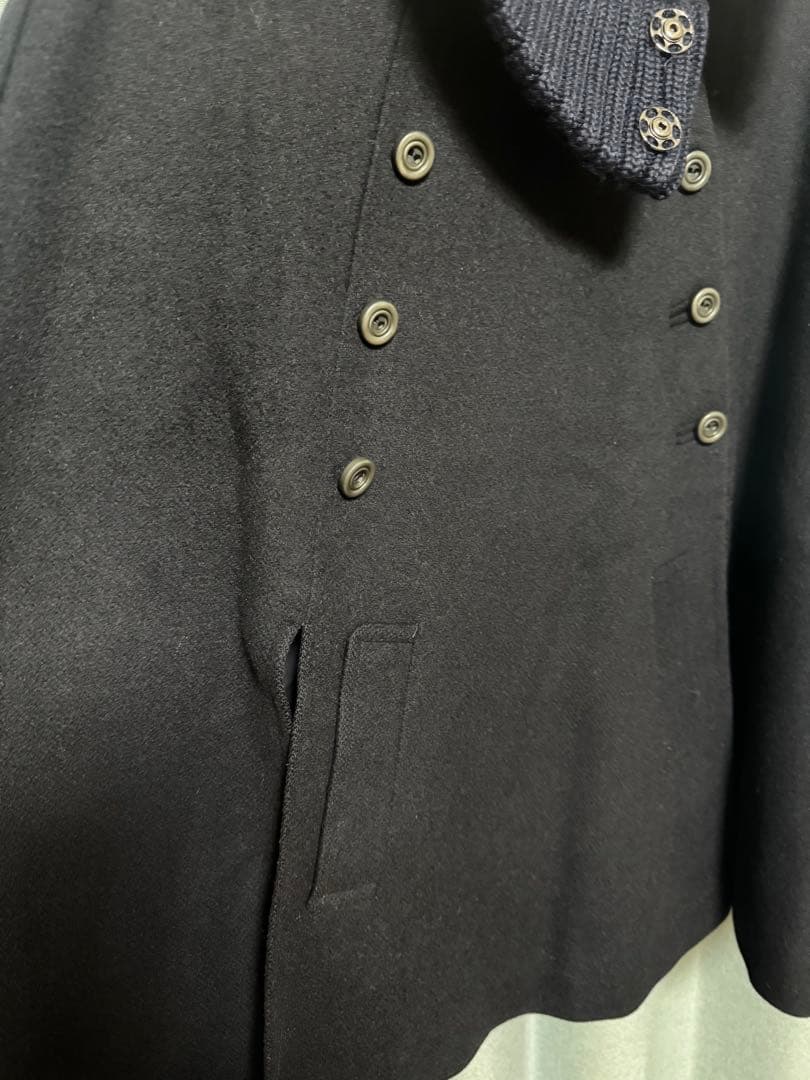 A.P.C. アーペーセー　ケープ　マント　ポンチョ　コート　ネイビー　S