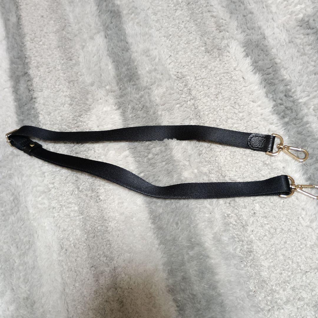 美品　russet　モノグラムナイロンシンプルショルダーバッグ　ネイビー