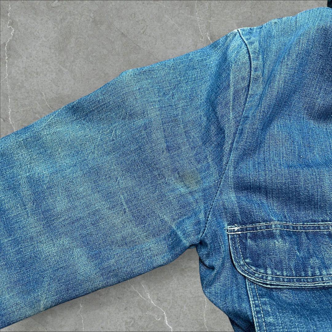 70s ビンテージ ブランケット カバーオール ラングラー 襤褸 希少サイズ