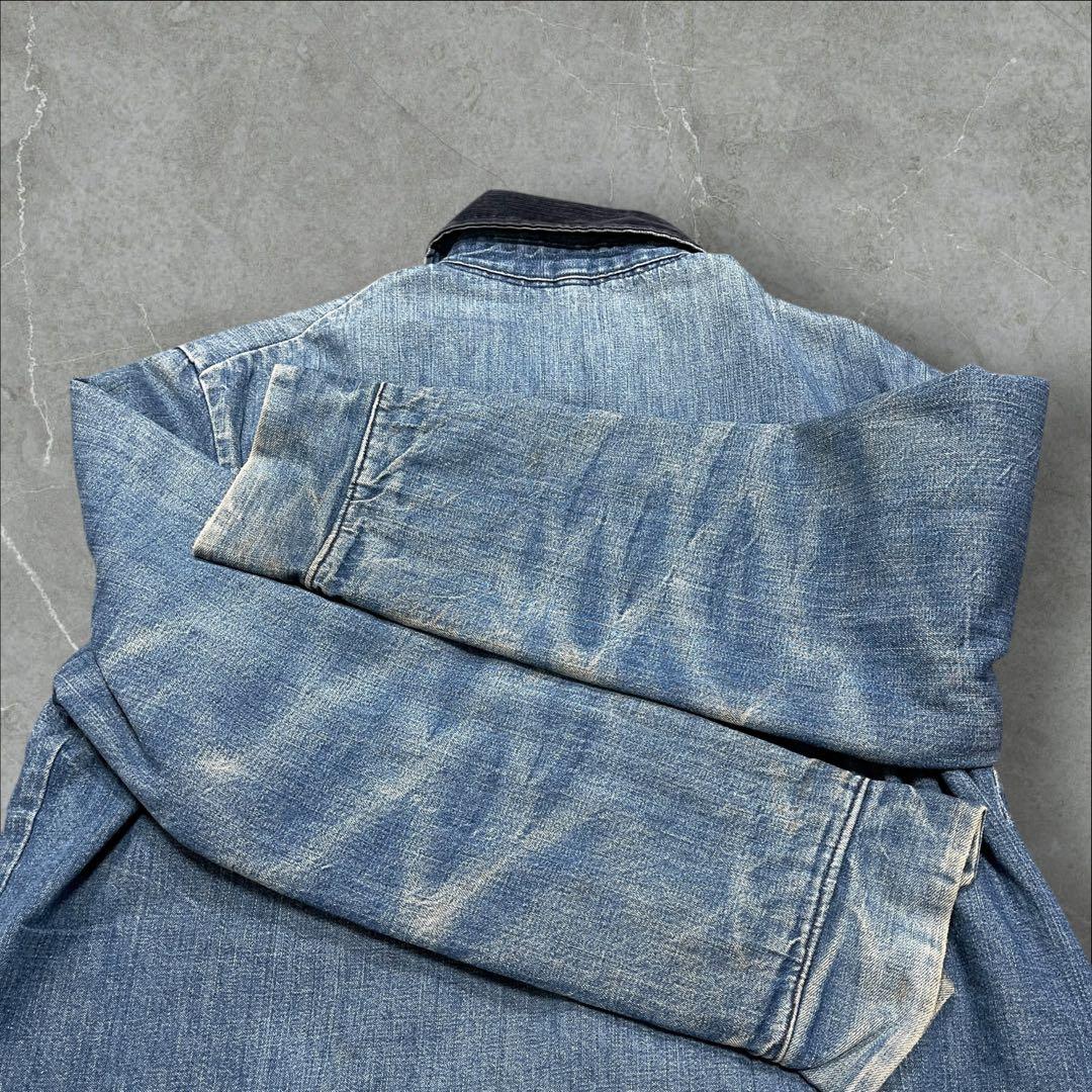 70s ビンテージ ブランケット カバーオール ラングラー 襤褸 希少サイズ
