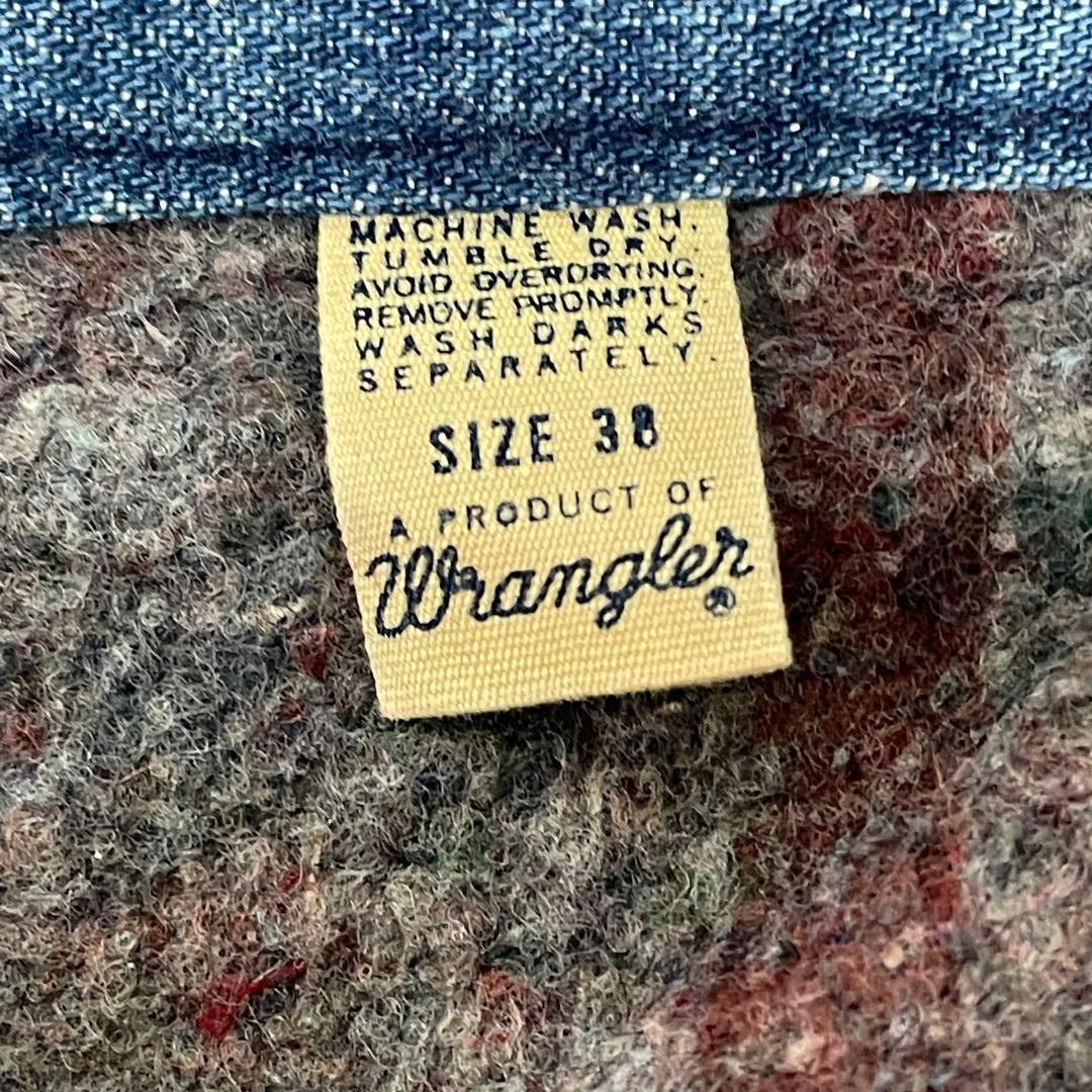 70s ビンテージ ブランケット カバーオール ラングラー 襤褸 希少サイズ