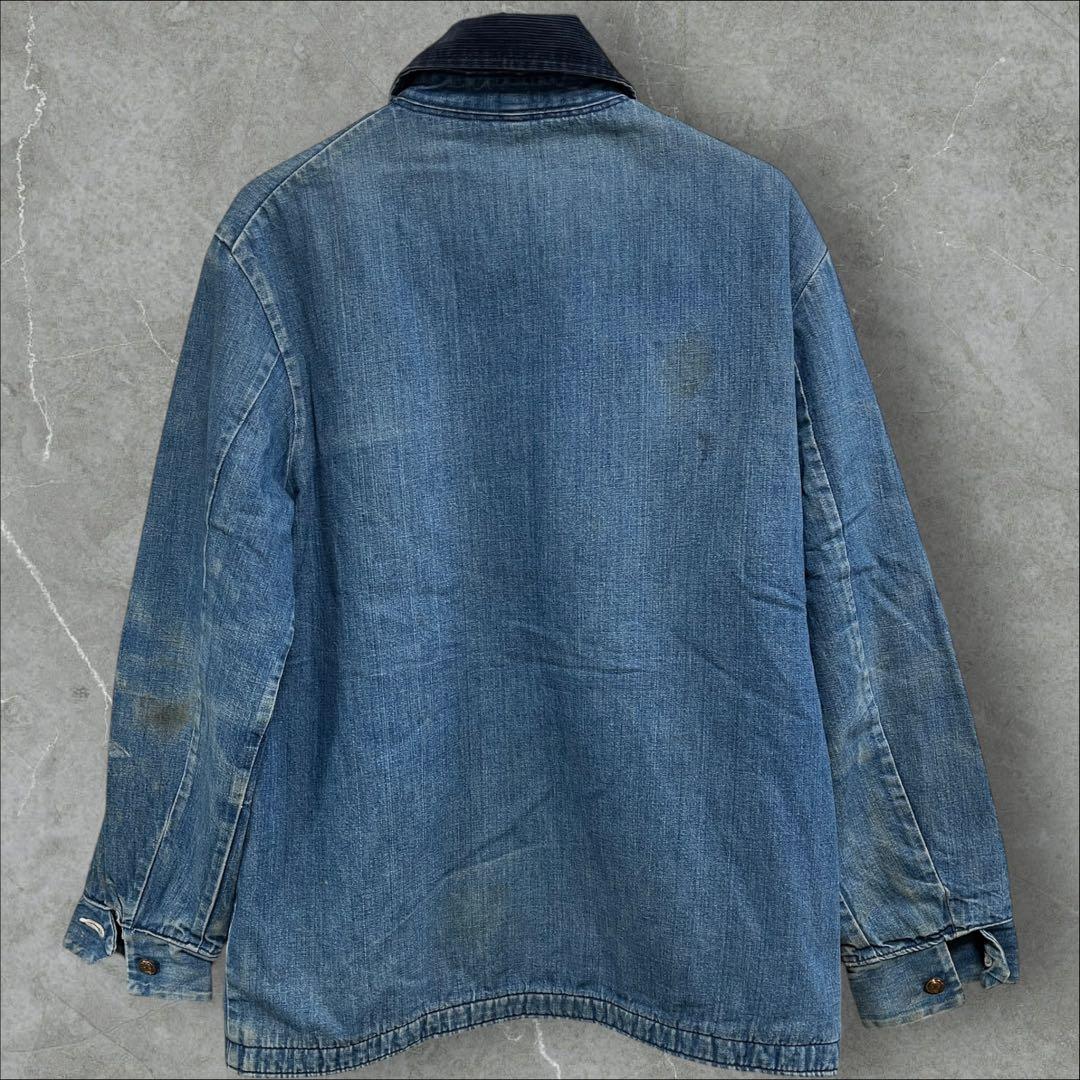 70s ビンテージ ブランケット カバーオール ラングラー 襤褸 希少サイズ