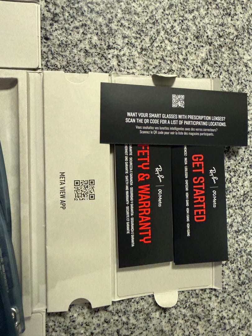 K*様 Ray-Ban  スマートグラス　度なしレンズ装着純正レンズなし