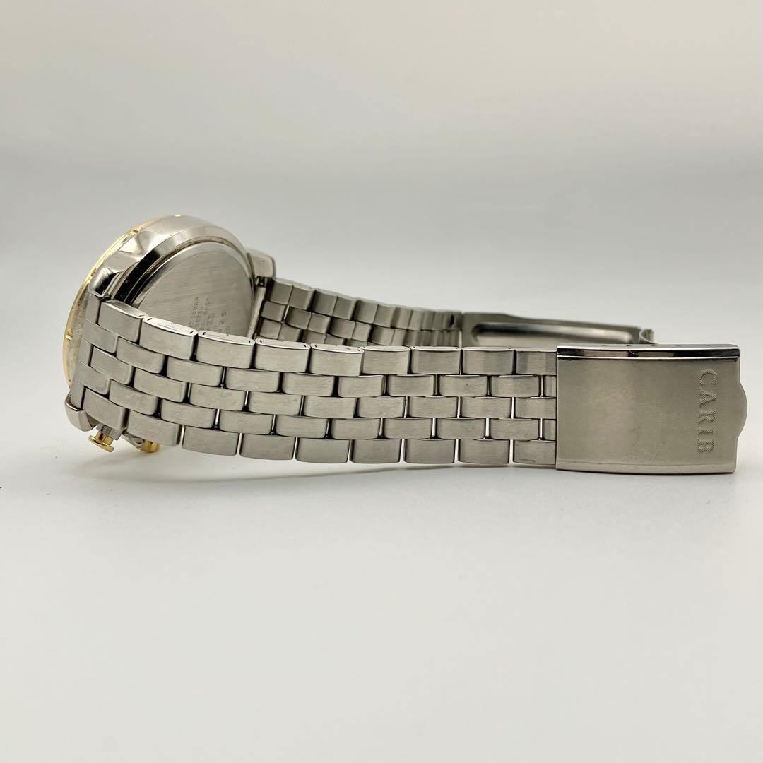 美品稼働　セイコー　アルバ　CARIB クロノグラフ 腕時計　メンズ　新品電池