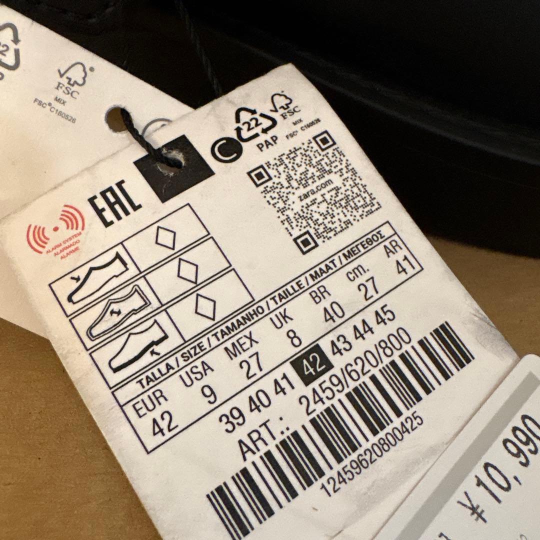 ZARA ザラ バックル付きクロッグサンダル 42 27cm