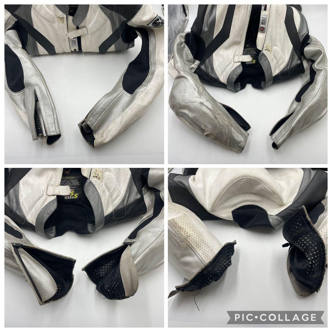 SPEED OF SOUND MFJ公認 レーシングスーツ　革つなぎ　M