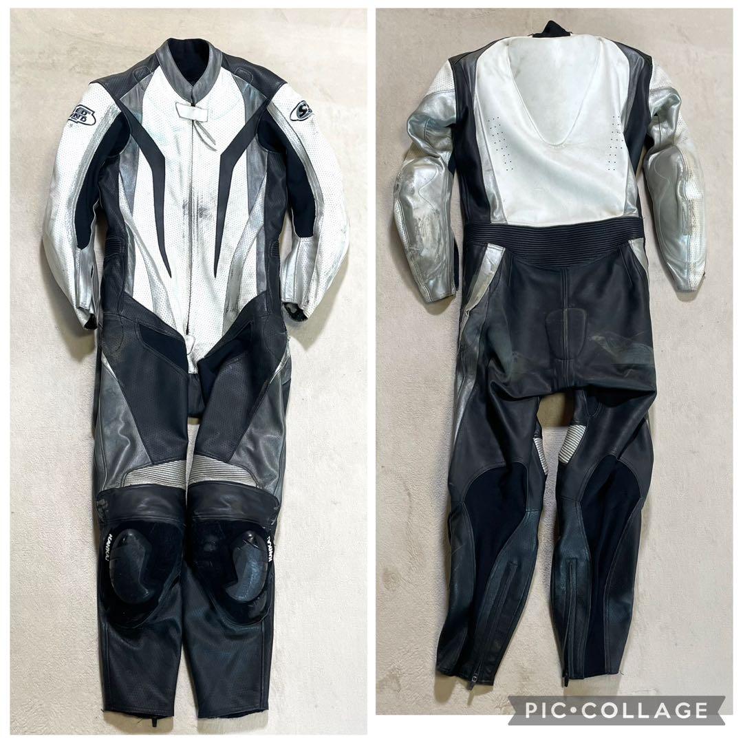 SPEED OF SOUND MFJ公認 レーシングスーツ　革つなぎ　M