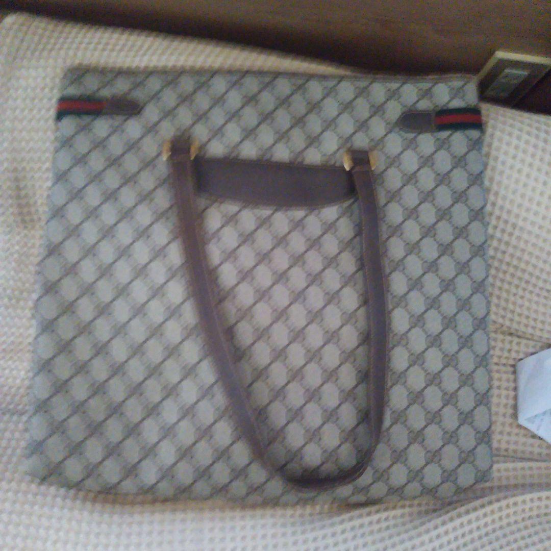 【大幅値下げ!】Gucci トートバッグ グ ロゴ柄　ヴィンテージ廃盤　男女兼用