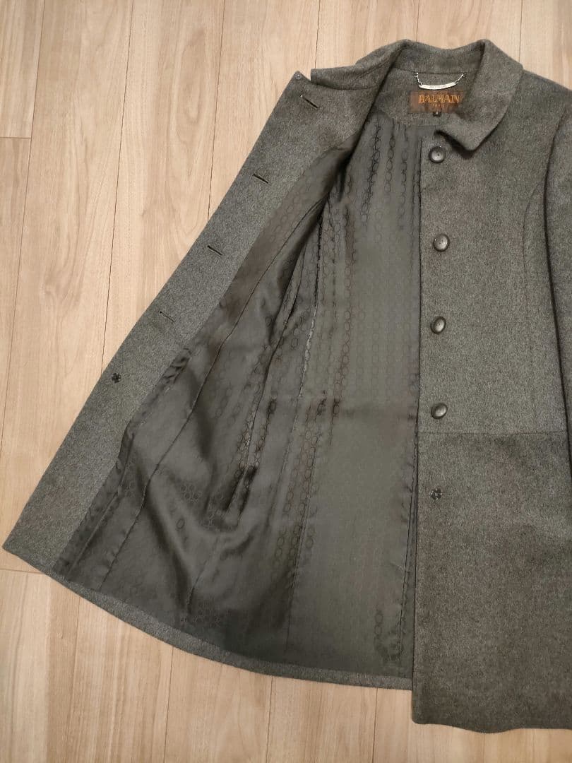 美品 BALMAIN カシミヤ100% コート