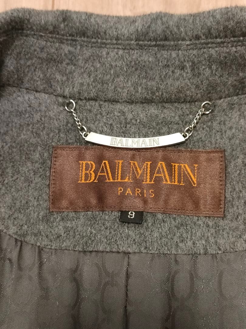 美品 BALMAIN カシミヤ100% コート