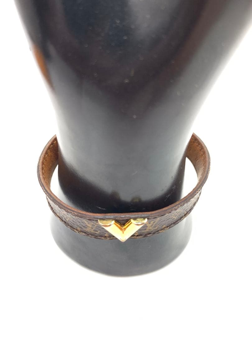 ルイヴィトン　ブランド　ブラウン　モノグラム　ブレスレット　バングル　お洒落