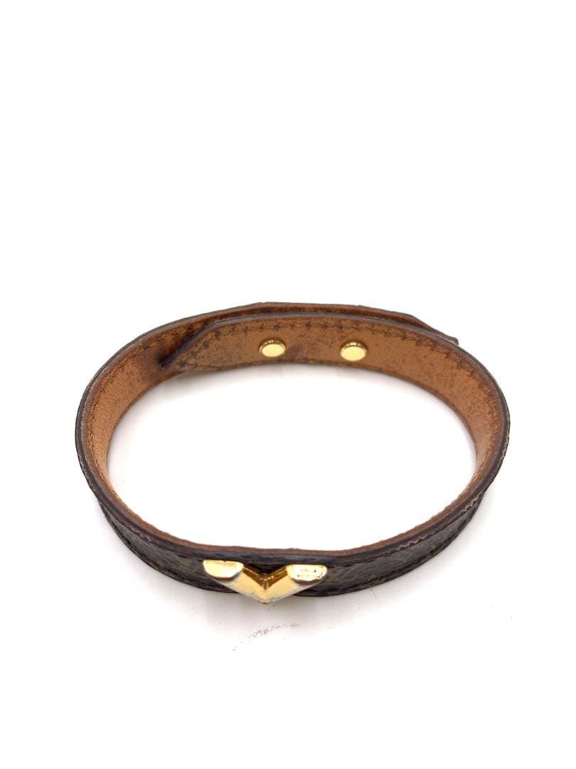 ルイヴィトン　ブランド　ブラウン　モノグラム　ブレスレット　バングル　お洒落