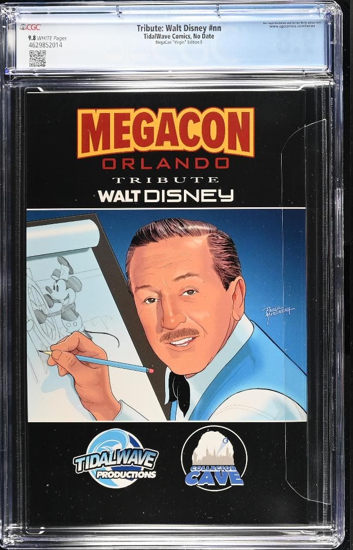 アメコミリーフ　Tribute: Walt Disney #nn CGC 9.8