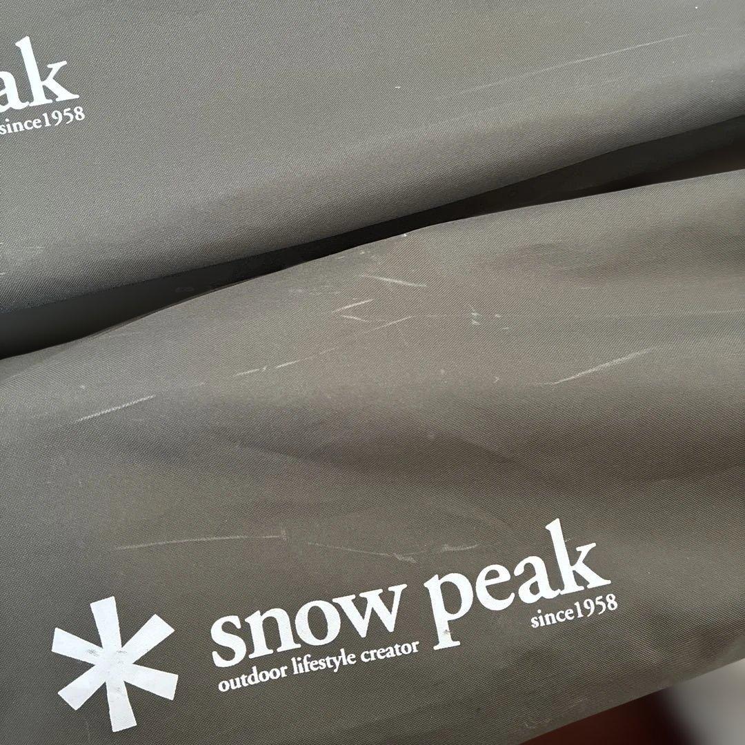  peak ローチェア 2脚セット　ブランケット付き