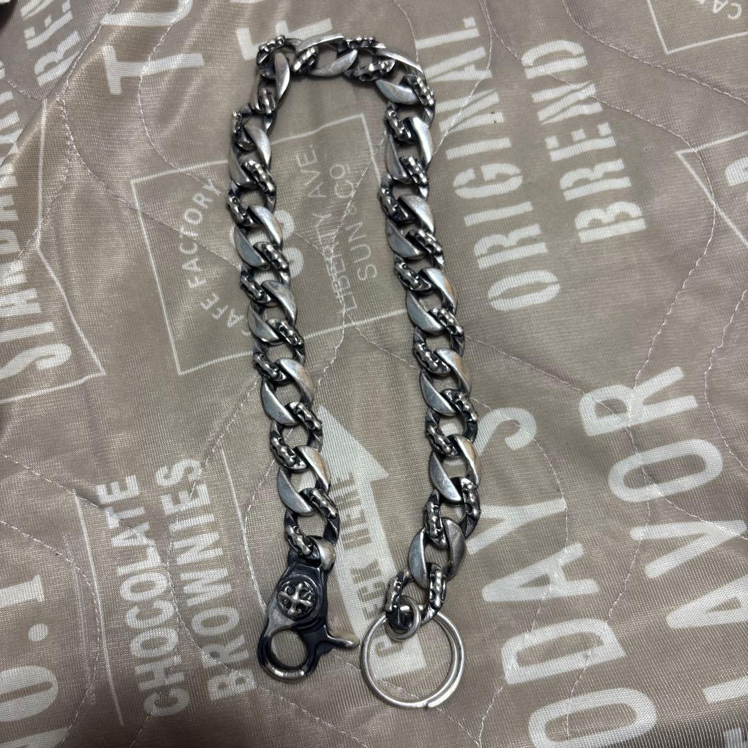 シルバー950ウォレットチェーンヴィンテージ