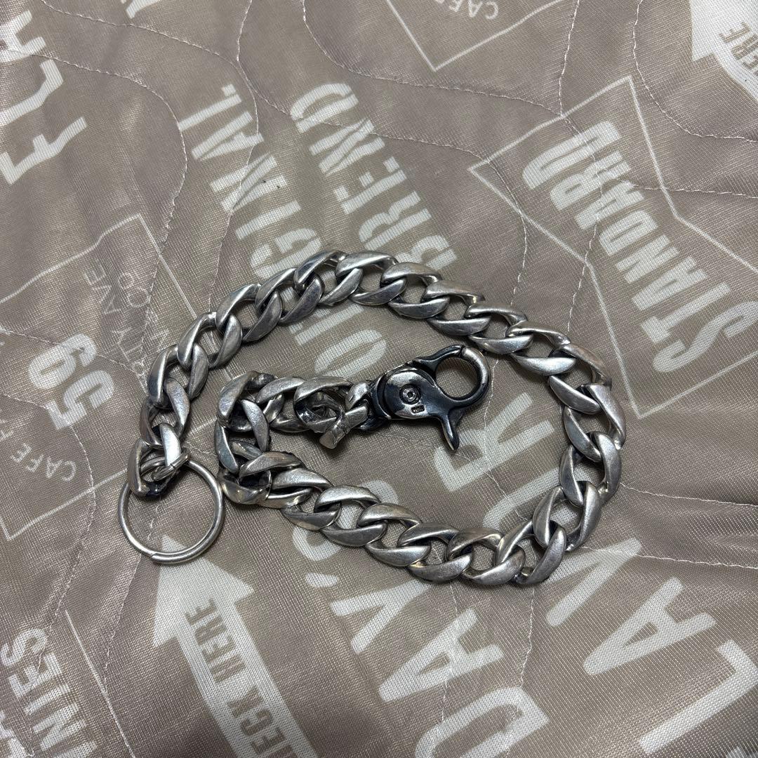 シルバー950ウォレットチェーンヴィンテージ