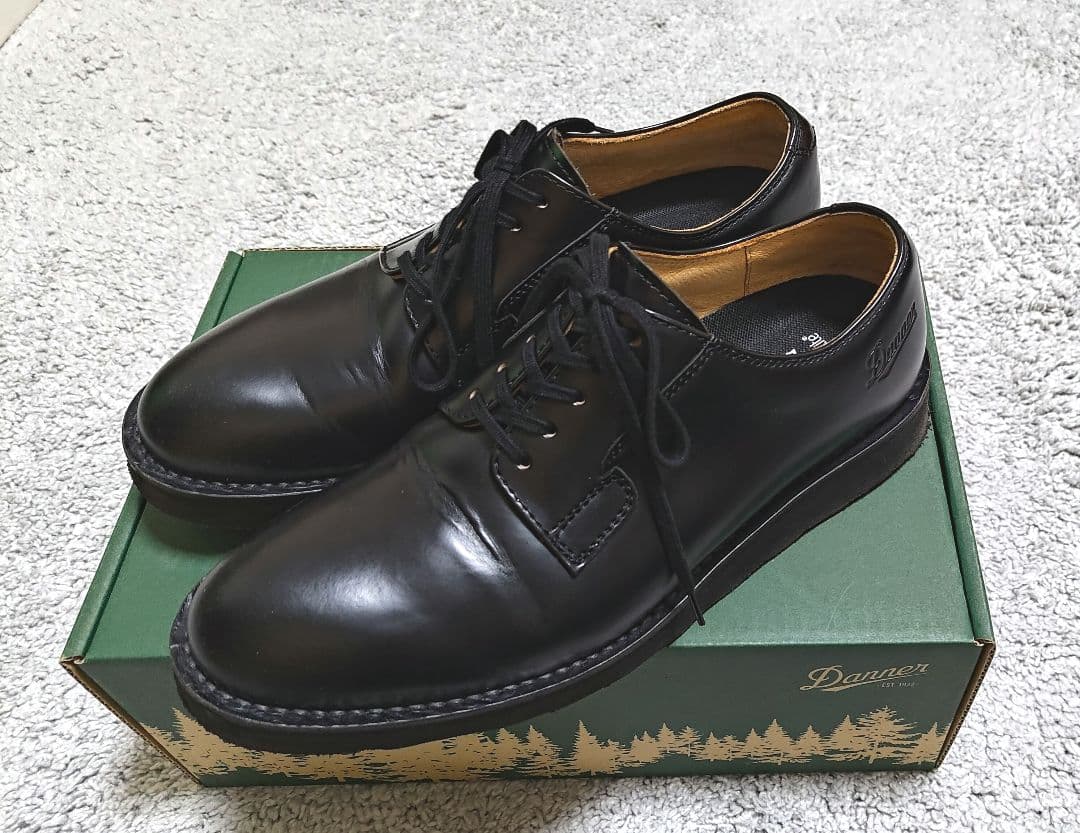 美品！Danner　ポストマンシューズ　ブラック 26cm