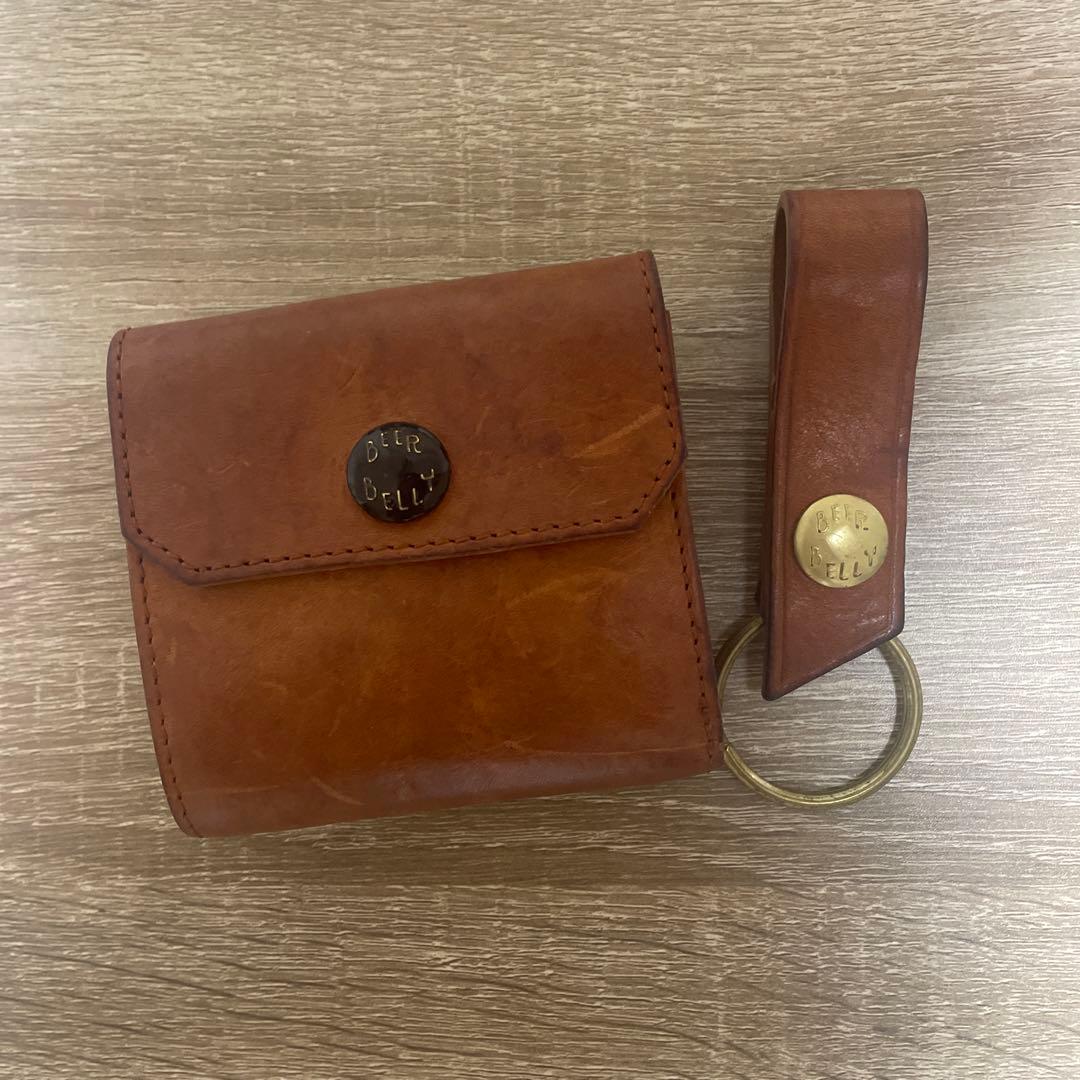 BEER BELLY 二つ折り財布　キーリング