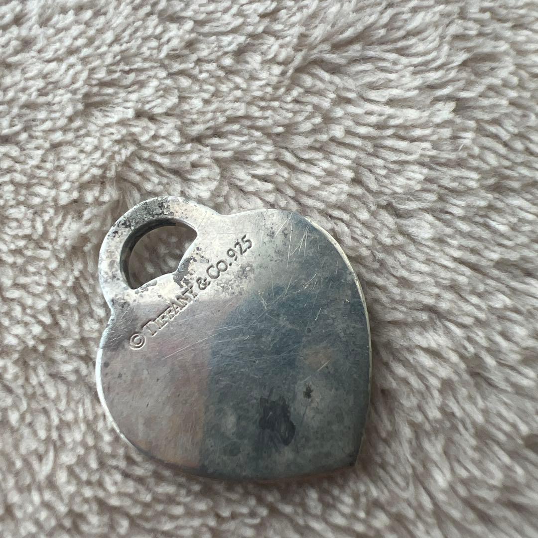 り*ご様 Tiffany ノーツハート タグチャーム 925