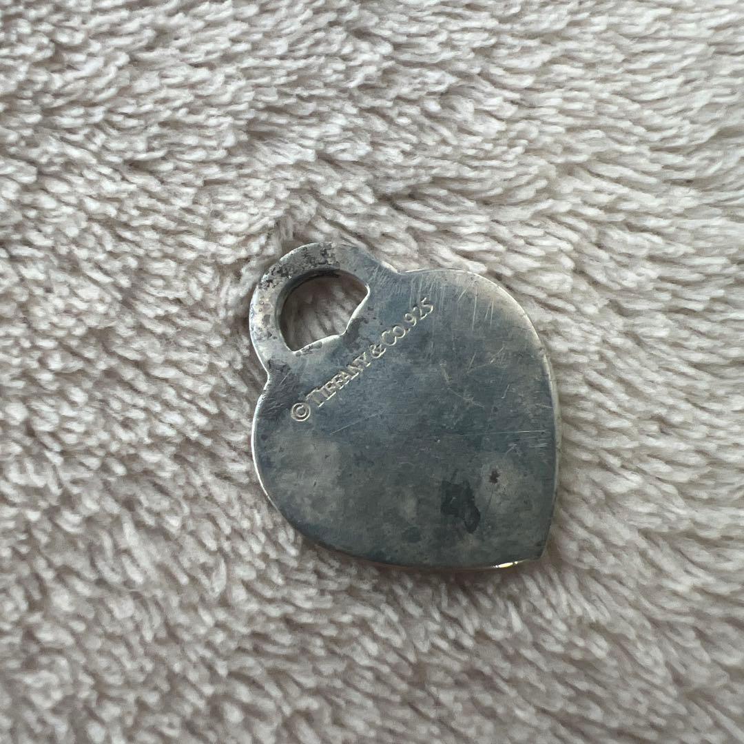 り*ご様 Tiffany ノーツハート タグチャーム 925