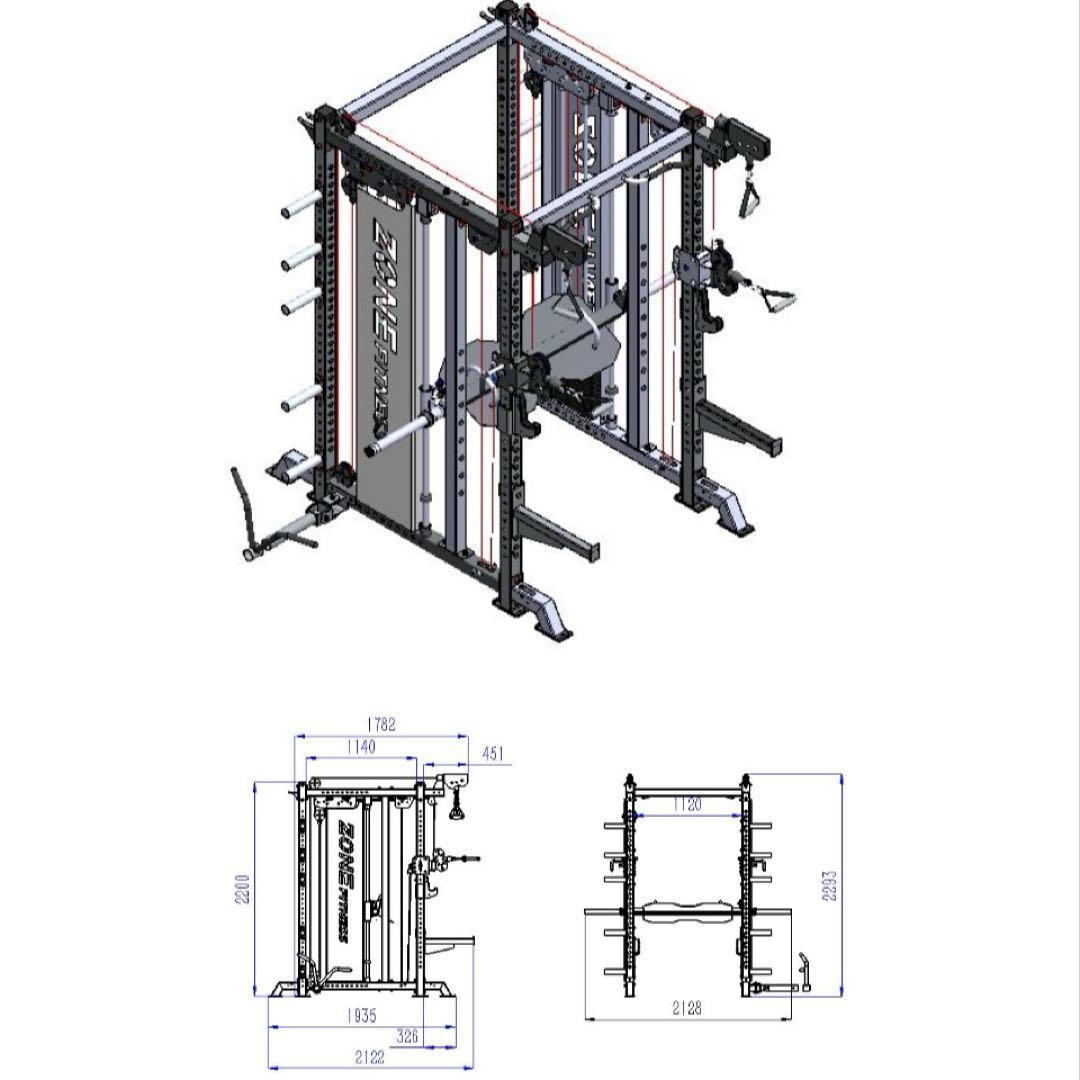 オールインワンスミスマシン ZONE FITNESS