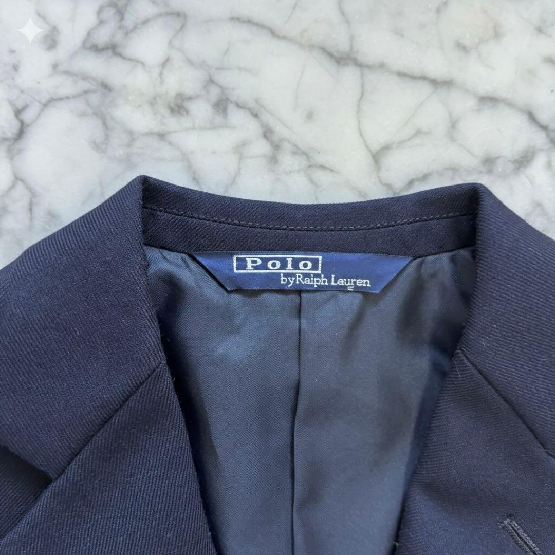 極美品　ラルフローレン　フォーマル　120 スーツ　紺ブレ　チェックパンツ