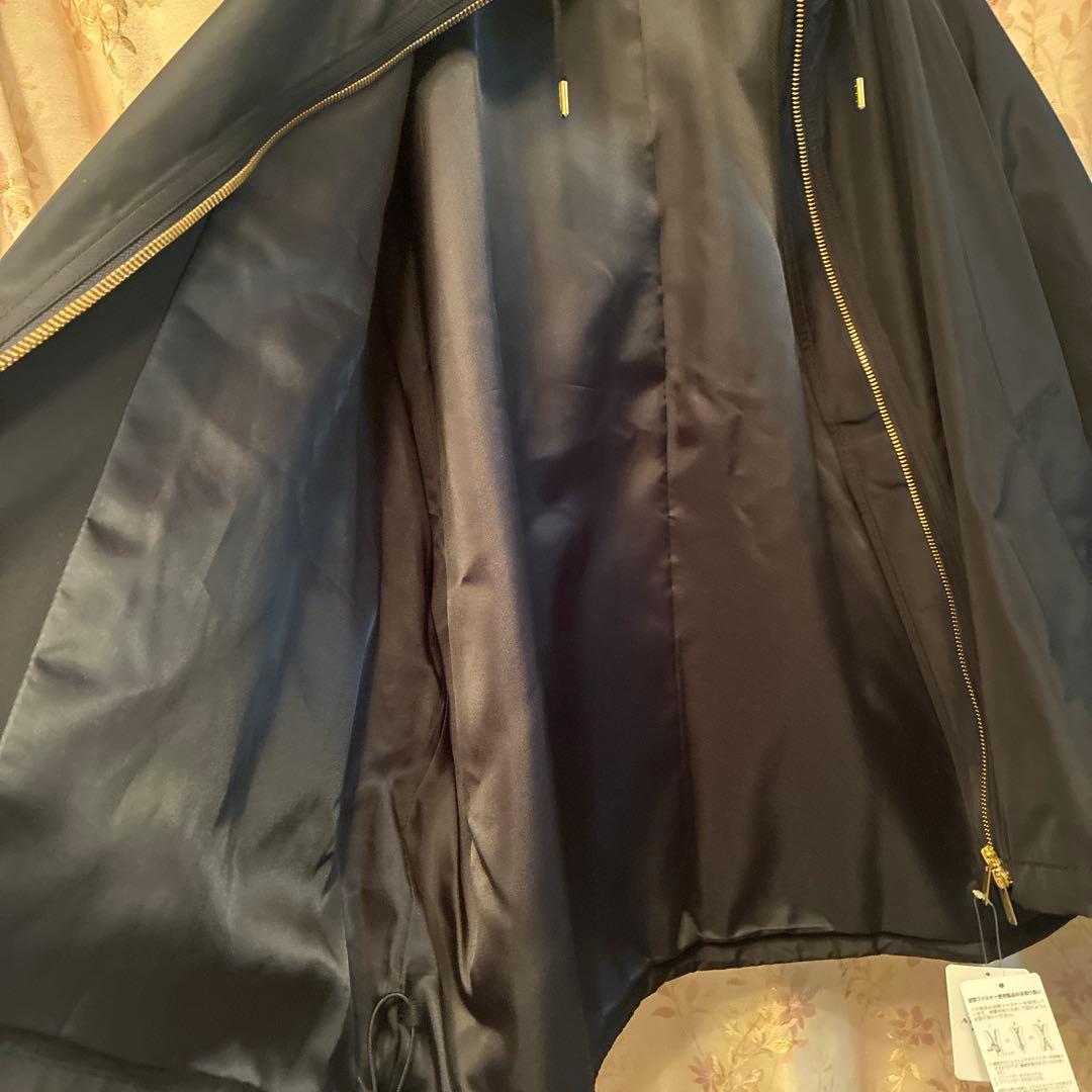 新品タグ付 Spick and Span撥水ウェザー フーディーブルゾン黒36