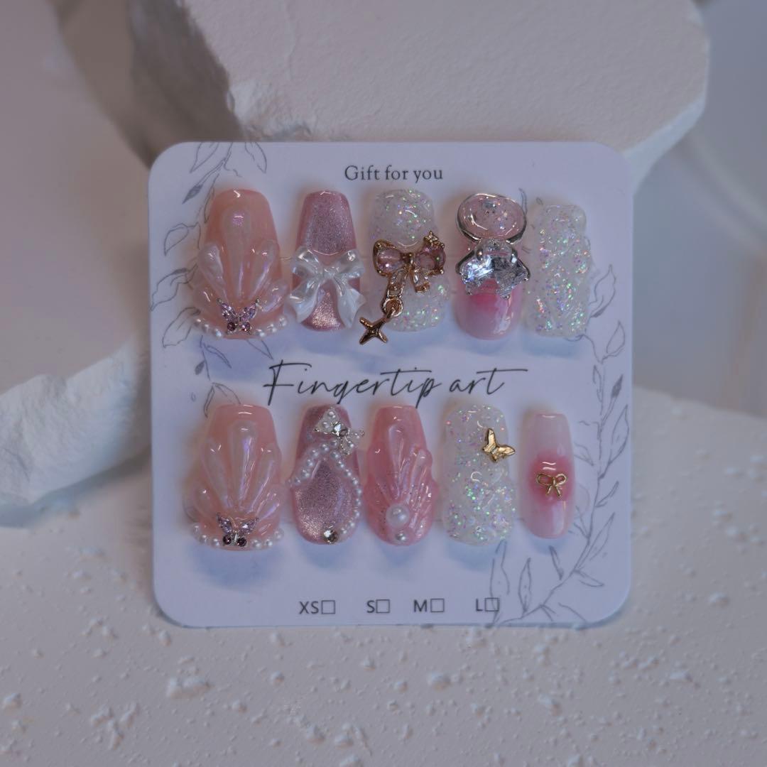 オーダーネイルチップ/ 耳ツボジュエリーセット