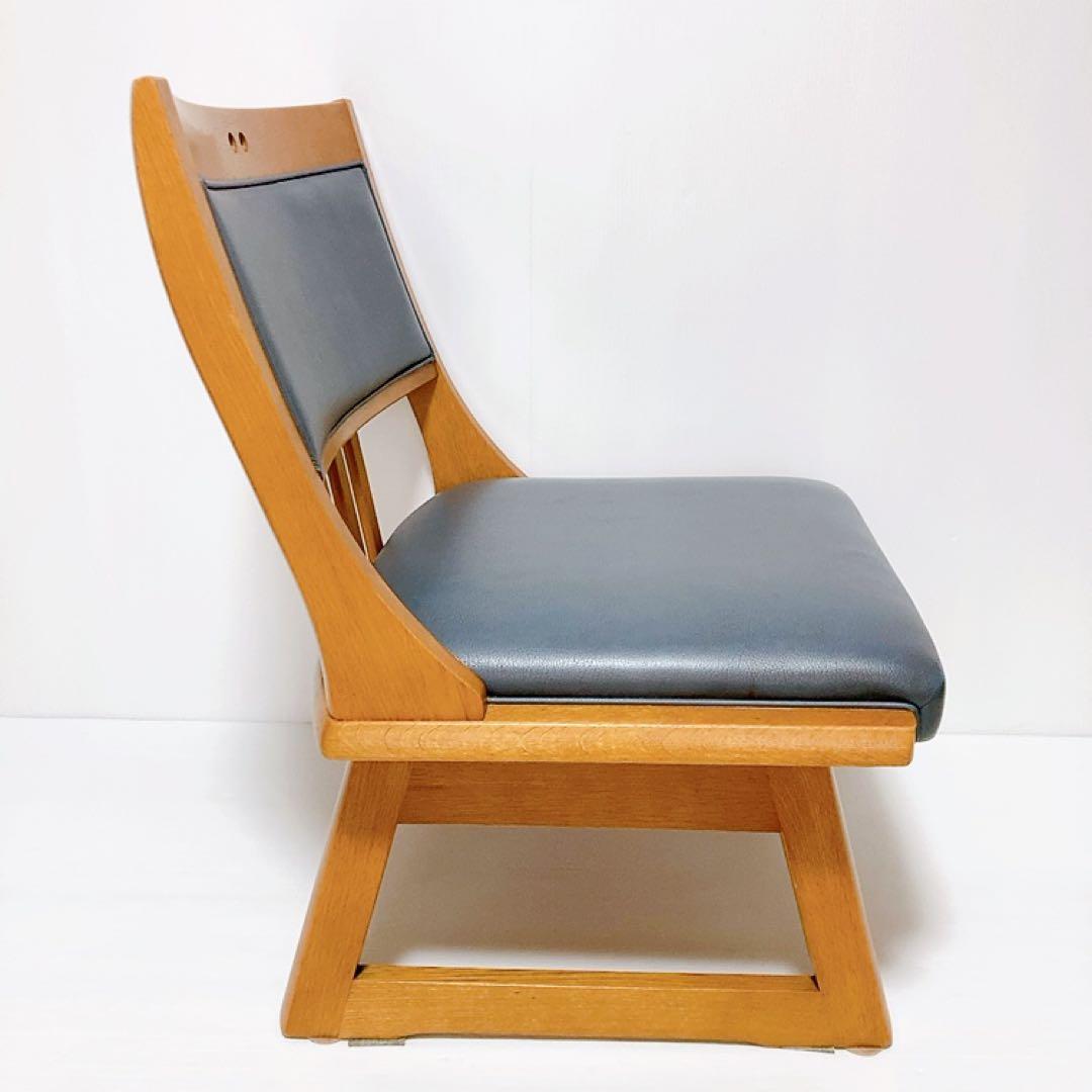 【良品】maruni 木製　ダイニングチェア　マルニ 回転チェア ロッキン　椅子