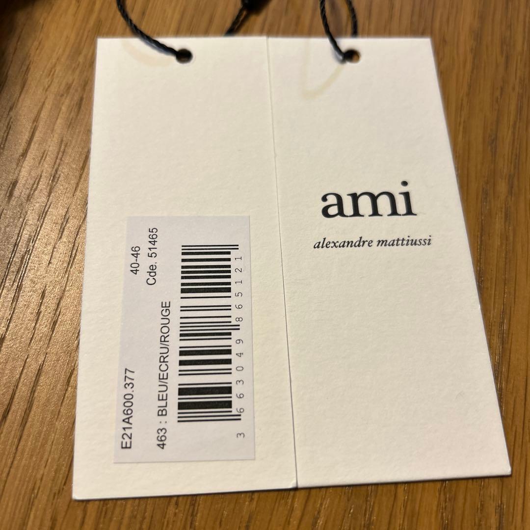 【新品未使用】AMI Paris ハート刺繍メンズソックス 3足 25-29cm