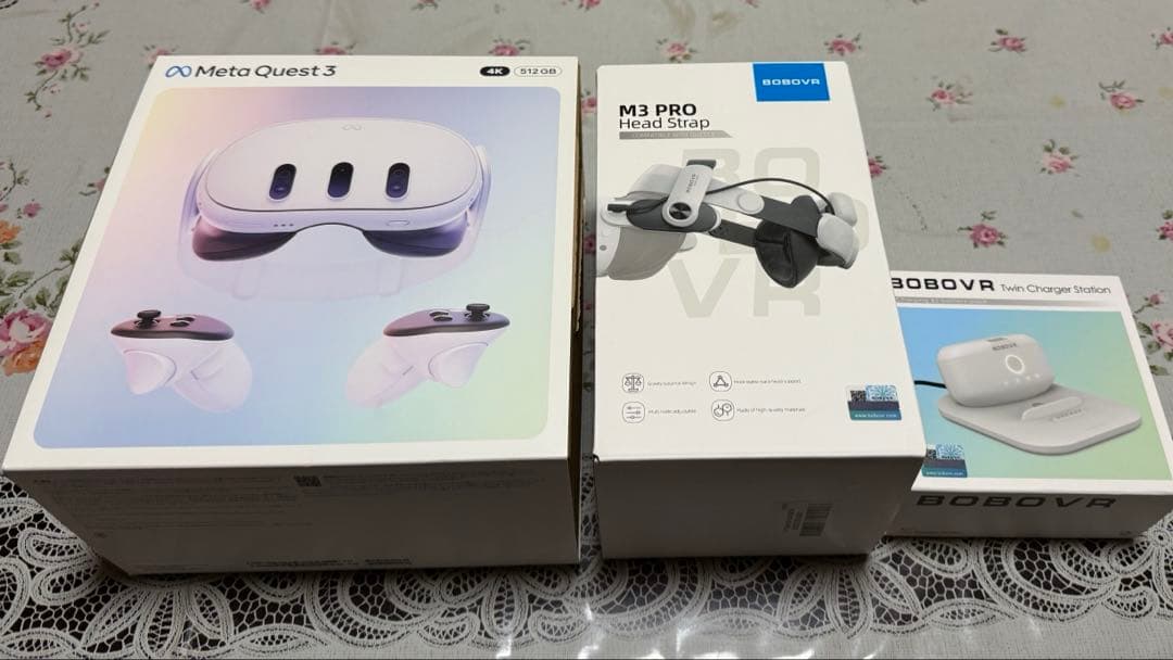 その他  Quest 3 512GB/Bobovr m3 pro/charger