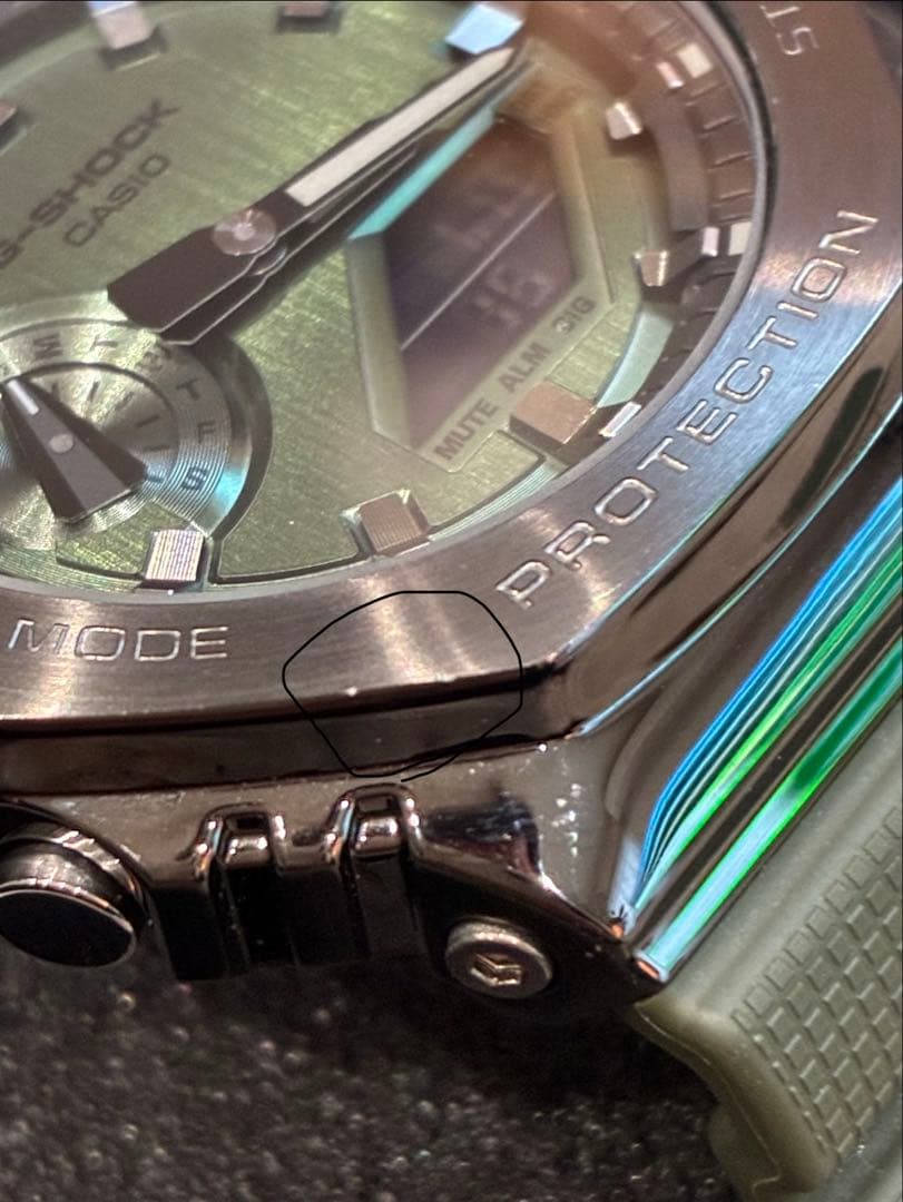 CASIO カシオG-SHOCK　GA-2100 カシオーク グリーン