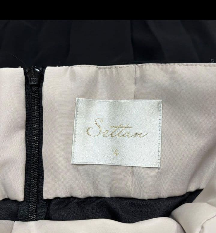 ERUKEI SETTAN バイカラー バッククロス シフォン ロングドレス 4