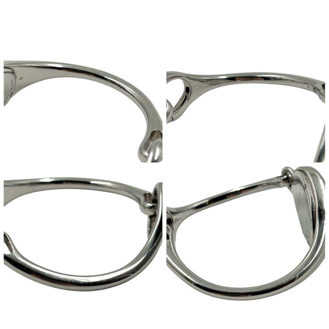 レア グッチ 103 腕時計 バングルウォッチ ダイヤ 2P フローラ シルバー