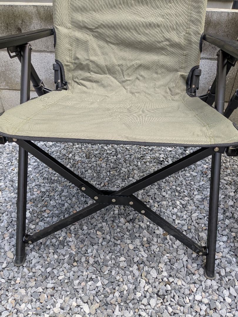 コールマン レイチェア セット オリーブ 中古